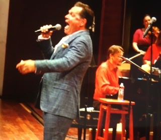 Onstage with Kurt Elling at Jazz Fest